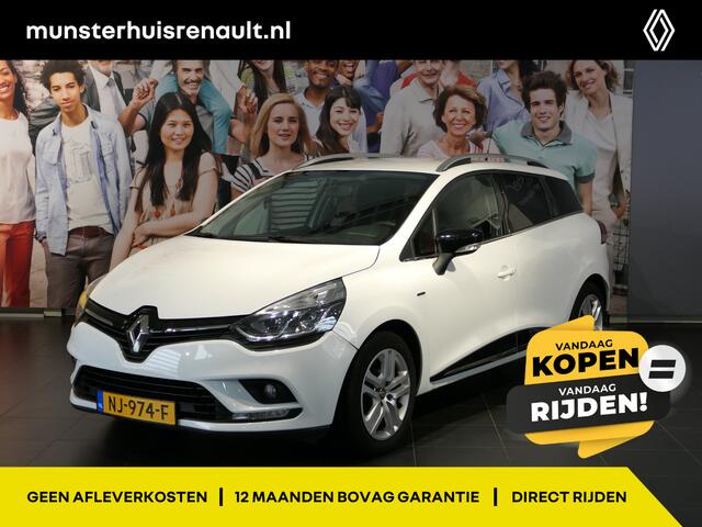 Renault CLIO Estate 0.9 TCe Limited - Dealer onderhouden! - Navi - Sensor achter - Spraakbediening - Cruise