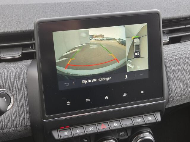 Renault CLIO 1.6 E-Tech Full Hybrid 145 techno Automaat / Fabrieksgarantie tot 04-2027 / All season banden / Pack winter / Rondomzicht camera / Stuur- & Stoel verwarming / Apple Carplay Android Auto / cruise control / draadloze telefoonlader /