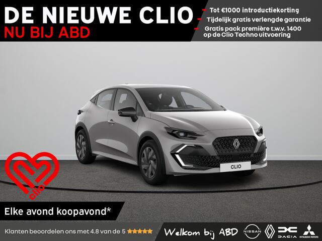 Renault CLIO Evolution Full hybrid | Adaptive Cruise Control | Grille in zwart met daarin verwerkt 113 Renault logo's | Handbediende airconditioning