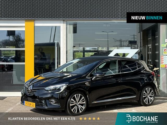 Renault CLIO 1.6 E-Tech Hybrid 140 Initiale Paris | NAP | Stoel & stuur verwarming | Leer | Navigatie | Achteruitrijcamera | Lichtmetaal | Climate Control | LED | DAB |