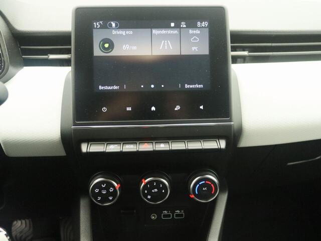 Renault CLIO TCe 90 Evolution | PDC Achter | Full-Map Navigatie | 16" LMV 'Phillia' | Privacy Glass | Licht- & Regensensor | LED Pure Vision | Cruise Control & Snelheidsbegrenzer | Apple Carplay & Android Auto