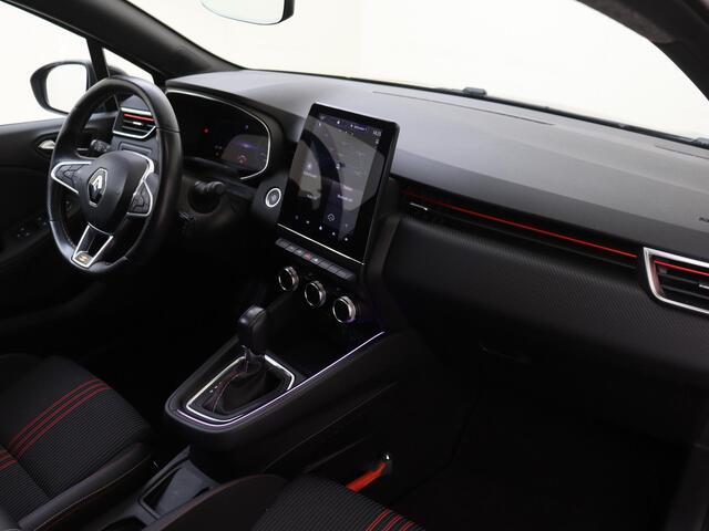 Renault CLIO 1.6 E-Tech Hybrid 145 R.S. Line | Pack Advanced Safety| Pack Lightning | Apple Carplay/Android Auto | Autonomous Emergency Braking | cruise control | electronic climate control | kunstlederen/stof bekleding | LED koplampen | lichtmetalen velgen 17" | navi