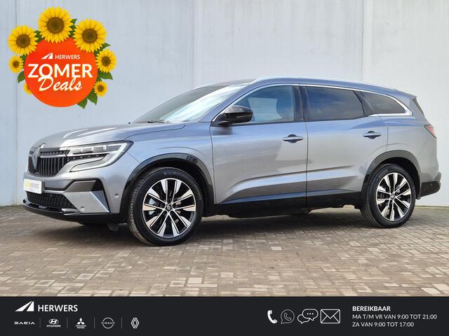 Renault ESPACE E-Tech Full Hybrid 200 techno 7p. / 7 persoons / Elektrische achterklep / Rondomzicht camera / Navigatie / Apple Carplay Android Auto / Lichtmetalen wielen 19" / Adaptief cruise control /