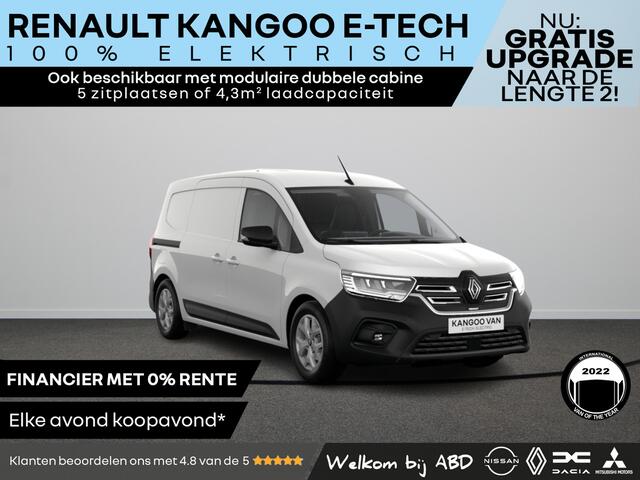Renault KANGOO Extra 44 kWh E-TECH | Achteruitrijcamera | Adaptive cruise control met instelbare snelheidsbegrenzer | Blind Spot Warning