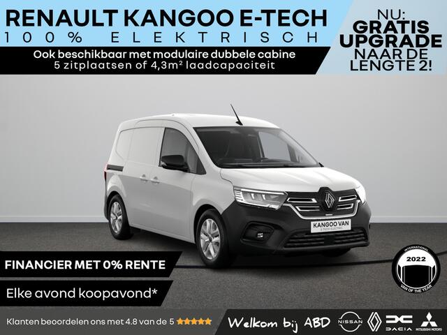 Renault KANGOO Advance 44 kWh E-TECH | Cruise control en snelheidsbegrenzer | Elektrisch bedienbare ramen (met sneltoets bestuurderszijde) | Elektronisch geregelde airconditioning