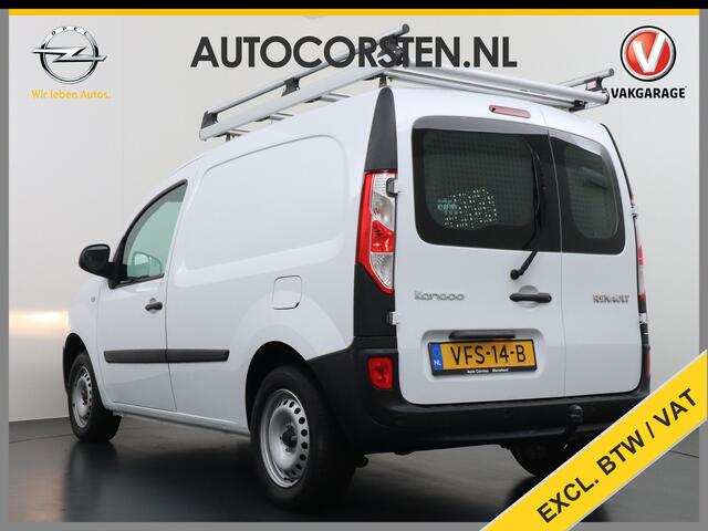 Renault KANGOO 1.5DCi 75 Airco Navi Trekhaak Cruise Control Pdc Energy Comfort Schuifdeur met Raam Imperiaal Betonplex Vloer Wandbetimmering Tussenwand Euro 6 100% Dealeronderhouden 1e Eigenaar