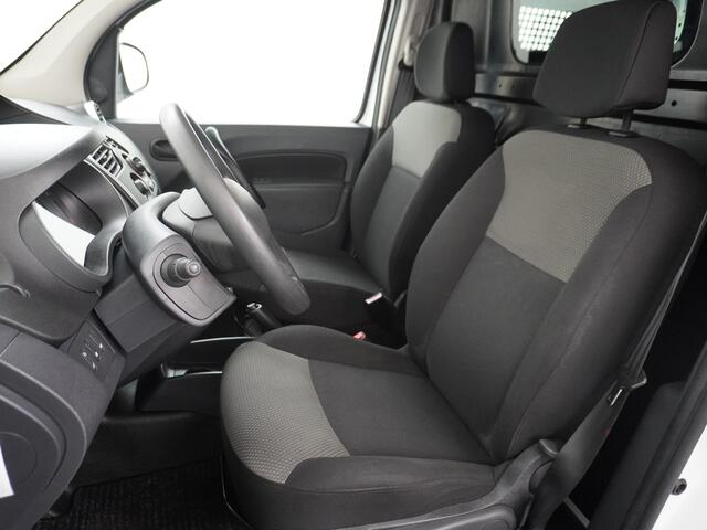 Renault KANGOO 1.5DCi 75 Airco Navi Trekhaak Cruise Control Pdc Energy Comfort Schuifdeur met Raam Imperiaal Betonplex Vloer Wandbetimmering Tussenwand Euro 6 100% Dealeronderhouden 1e Eigenaar