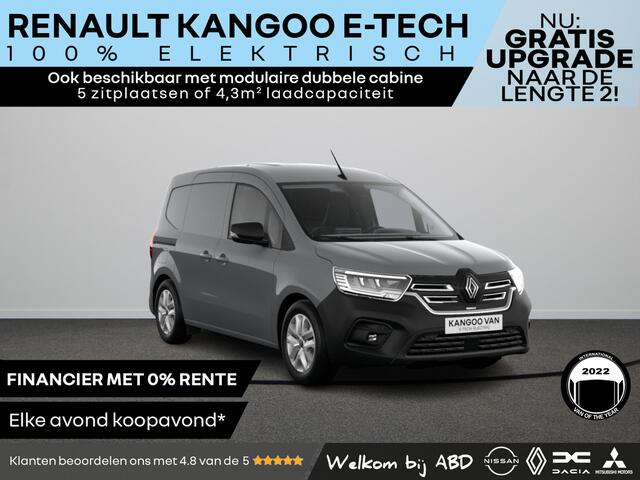 Renault KANGOO Advance 44 kWh E-TECH | Cruise control en snelheidsbegrenzer | Elektrisch bedienbare ramen (met sneltoets bestuurderszijde) | Elektronisch geregelde airconditioning