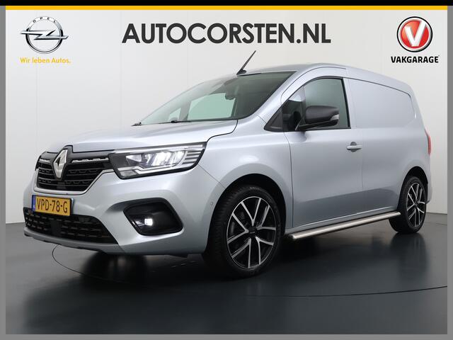 Renault KANGOO D 96pk ¤0,- BTW/BPM !! Luxe Navi Airco Camera 1/2 Leer Trekhaak Euro 6 Apple Carplay Android PDC Cruise Control Lmv Pure-Vision LED-v+a DAB PDC 1.5DCi Betonplexvloer Wandbetimmering Achterdeuren Schuifdeuren Sidebars Priv.Glass Licht-Regensensor Mistlampe