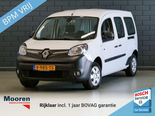 Renault KANGOO Z.E. Maxi (koop accu) DUBBELE CABINE | SOH 98% | GRIJS KENTEKEN |