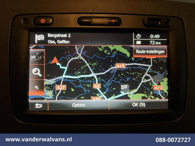 Renault MASTER 2.3 dCi 131pk L3H2 Euro6 Airco | Camera | Navigatie | Cruisecontrol | 270 Graden Achterdeuren Parkeersensoren, Bijrijdersbank