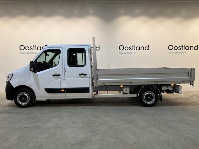 Renault MASTER 2.3 dCi 145 PK L3 DC Dubbel Cabine Open Laadbak / Euro 6 / Airco / Trekhaak / Cruise Control / DC 7 Pers. / 24.400 KM !!