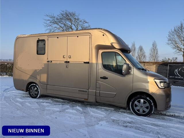 Renault MASTER PAARDENWAGEN | HORSETRUCK | KRISMAR 3XL | 2020 | HENGST | MANUEEL | 57.000KM | 3-SEAT | BELGISCH KENTEKEN