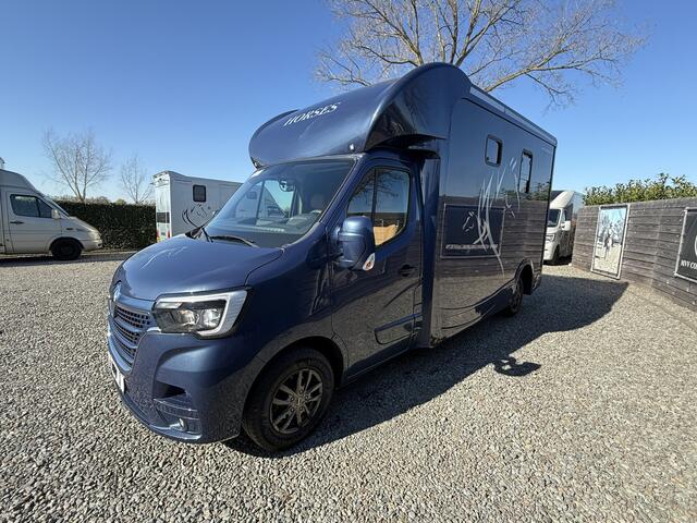 Renault MASTER PAARDENWAGEN | HORSETRUCK | ATM | STALLION 3XL | 2024 | HENGST | 59.500KM | 165PK | 3-SEAT | MANUEEL | BLUE | NL KENTEKEN