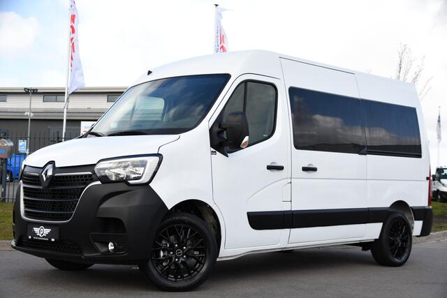 Renault MASTER T35 2.3 dCi 180 L2H2 DC PB Edition Camera, Cruise, Carplay, LED, 2 x Schuifdeur, Multimedia, 180pk, 6 zitplaatsen, Uniek!