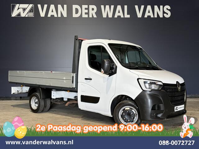 Renault MASTER 2.0 dCi 131pk Pick Up Open Laadbak Dubbel Lucht Euro6 Airco | Cruisecontrol | LED | Leder Bluetooth telefoonvoorbereiding