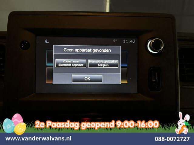 Renault MASTER 2.3 dCi 180pk L2H2 Inrichting Euro6 Airco | 2x zijdeur | Imperiaal | 2500kg Trekhaak | Navigatie Parkeersensoren, Bijrijdersbank