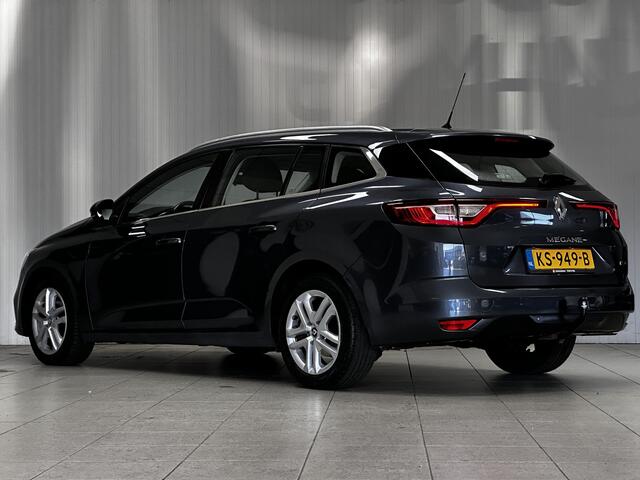 Renault MEGANE Estate 1.5 dCi Eco2 Zen/ Trekhaak/ DAB+/ Navi/ Clima/ Cruise/ Elek. pakket/ Isofix/ Bluetooth/ Armsteun/ Multi. LEDER. Stuur/ Mistl./ PDC/ Chroom/ Dakrails/ LED Dagrijverl.
