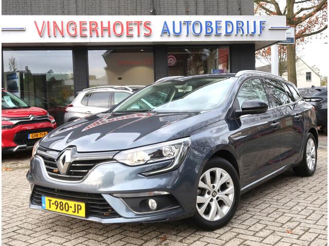 Renault MEGANE Estate 1.3 TCe Limited 115 Pk Benzine * Navigatie * Trekhaak * Vierseizoenenbanden * Climate & Cruise Control * Keyless Entry & Start * Vingerhoets; Vierde Generatie Eersteklas Service !