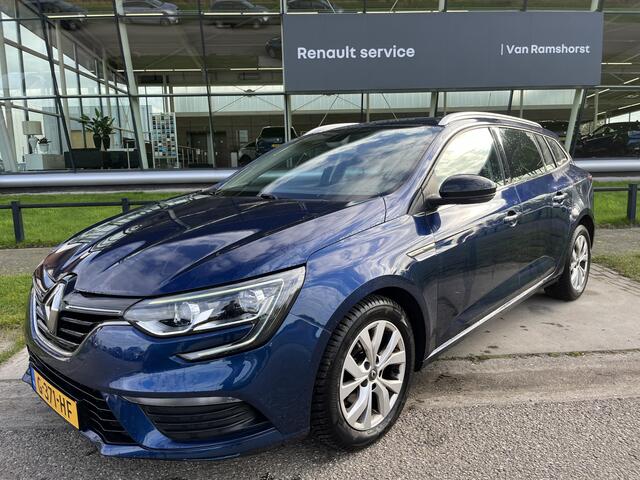 Renault MEGANE Estate 1.3 TCe 140 PK Limited / Apple Carplay - Android Auto / Keyless / Parkeerksensoren. Achter / 16'' LMV /
