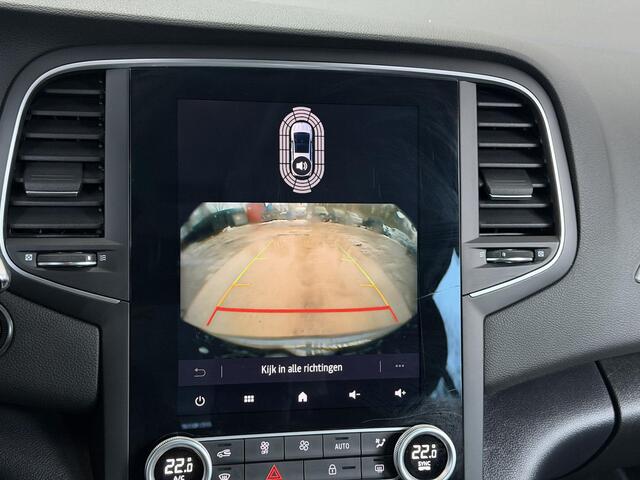 Renault MEGANE Estate TCe 140 EDC Techno Automaat / Fabrieksgarantie tot 06-2026 / Trekgewicht 1700 Kg / Camera / Dodehoek / Parkeer Assistent / Stoel & Stuurwiel Verwarming / Sfeerverlichting / Navigatie / AppleCarPlay & Android Auto / DAB /
