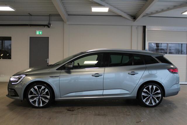 Renault MEGANE Estate 1.6 E-Tech Plug-In Hybrid 160 Business Edition One. AUTOMAAT ! Bloedmooie, chique wagen ! Head-up Display, Camera Achter, 18" lm velgen, Stoel- en stuurwiel verwarming, Trekhaak, Navigatie, Telefoonvoorb., Metallic lak, LED verl. etc.