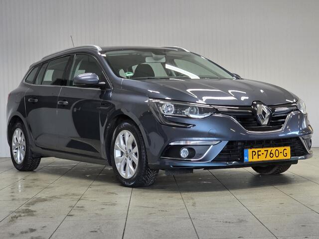Renault MEGANE Estate 1.5 dCi Eco2 Zen/ D-Riem verv: 150.000 KM!/ Trekhaak/ 16'' LMV/ DAB+/ Navi/ Clima/ Cruise/ Elek. pakket/ Isofix/ Bluetooth/ Multi. LEDER. Stuur/ Mistl./ Chroom/ Dakrails/ LED Dagrijverl.