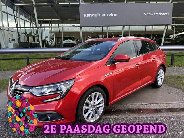 Renault MEGANE Estate 1.2 132PK TCe Limited / Camera / Blind spot warning / PDC V+A / Keyless / Cruise / 17''LMV / 2e Paasdag open 09.00-17.00 uur