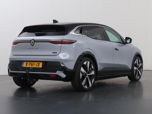 Renault MEGANE E-Tech EV60 Optimum Charge Techno | SOH 95% | Trekhaak | Groot Navigatie | 360 Camera | DAB | Apple CarPlay/ Android Auto | Stoel en stuurverwarming | Adaptieve Cruise Control | Dodehoek detectie |