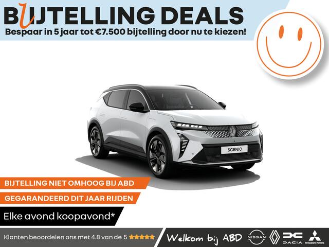 Renault SCENIC E-Tech Techno EV87 Long Range | Achteruitrijcamera | Adaptive Cruise Control | Adaptive Vision LED koplampen met geïntegreerde mistlampfunctie