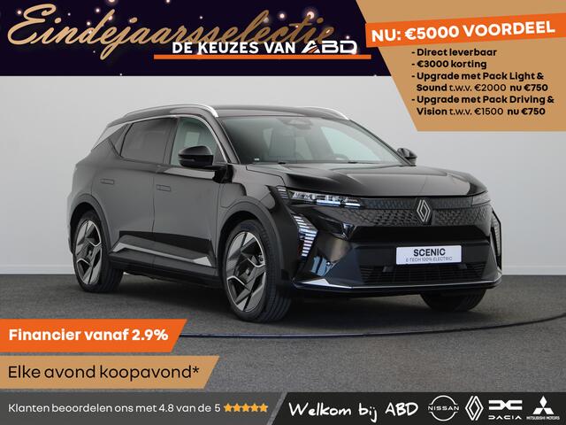 Renault SCENIC E-Tech Iconic Long range | Achteruitrijcamera | Adaptive Vision LED koplampen met geïntegreerde mistlampfunctie | Blind spot warning met lane departure prevention