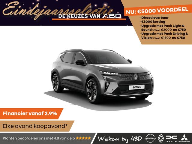 Renault SCENIC E-Tech Techno Long range | Achteruitrijcamera | Adaptive Cruise Control | Adaptive Vision LED koplampen met geïntegreerde mistlampfunctie