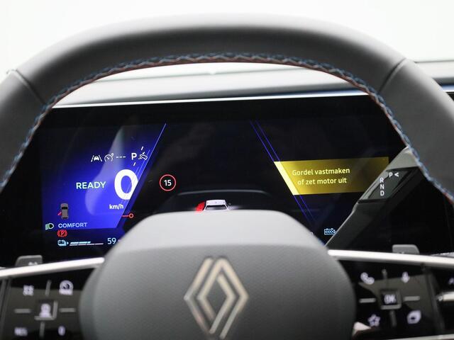 Renault SCENIC E-Tech long range esprit Alpine | Pack Light & Sound | Pack Advanced Driving Assist & Augmented Vision | Stoel- & Stuurwielverwarming | Elektrische Stoelen incl. Geheugen- & Massagefunctie | Android Automotive | 20" LMV 'Speedway' | LED-Verlichting | Keyl