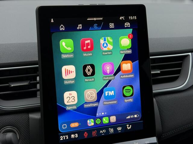 Renault Symbioz E-Tech Full Hybrid 145 Esprit Alpine Automaat / Fabrieksgarantie tot 4-2027 / Panoramadak / 360 Camera / Adaptieve Cruise / Navigatie / Apple Carplay & Android Auto / Elektr. Achterkep / Stoel & Stuurwielverwarming /