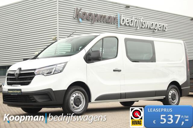 Renault TRAFIC 2.0dCi 130pk T30 L2H1 DC | 6-Zits | Carplay/Android | Camera | Lease 537,- p/m