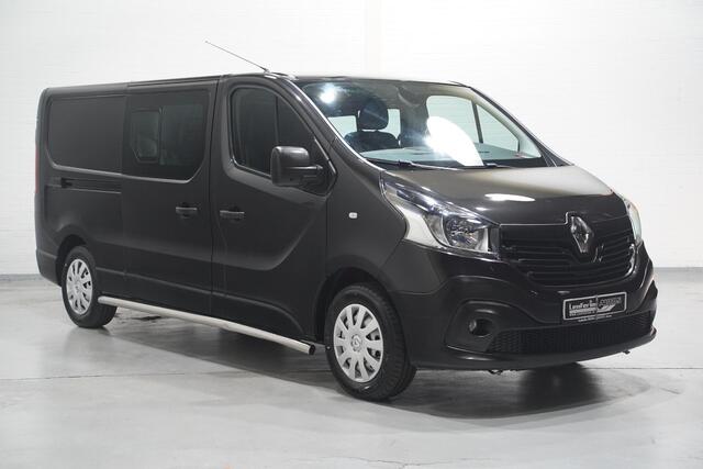 Renault TRAFIC 1.6 dCi 120 pk Dubbel Cabine 2x Schuifdeur, Navi Airco, Trekhaak, Sidebars, APK 09-2026, 6-Zits