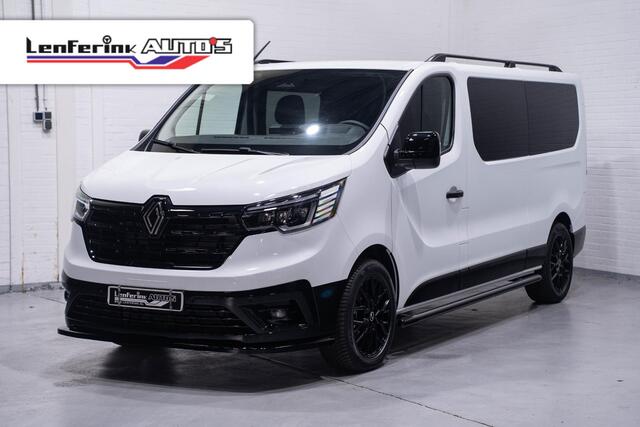 Renault TRAFIC 2.0 dCi 150 pk Dubbel Cabine Black Style Navi Camera, 18" LMV, Spoiler V+A, LED Koplampen, Keyless Entry, BPM Vrij, 6-Zits