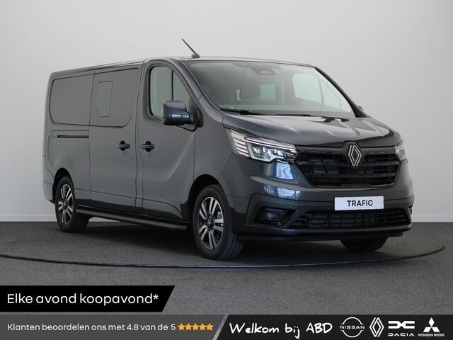 Renault TRAFIC 2.0 dCi EDC 170pk T29 L2H1 Extra DC | Dubbel cabine | Anniversary | Sidebars | Zwarte logo's | Glasslook |