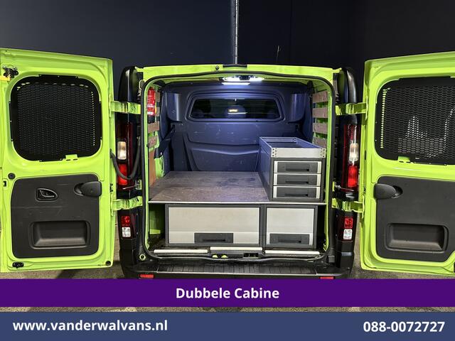 Renault TRAFIC 1.6 dCi 122pk inrichting L1H1 Dubbele cabine Euro6 Airco | 6-Zits | Navigatie Trekhaak, Cruisecontrol, Parkeersensoren, Bijrijdersbank