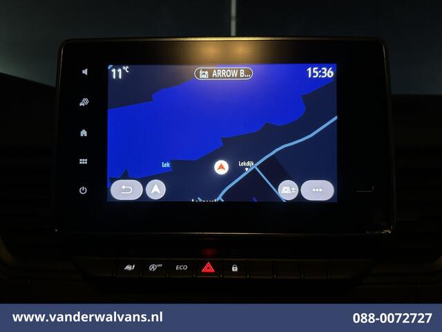 Renault TRAFIC 2.0 dCi 131pk L2H1 Euro6 Airco | Navigatie | LED | Cruisecontrol | 2500kg Trekhaak Parkeersensoren, Bijrijdersbank