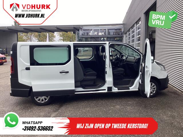 Renault TRAFIC 1.6 dCi 125 pk E6 L2 DC Dubbel Cabine BPM VRIJ NL Auto/ Camera/ Cruise/ Navi/ Airco/ Trekhaak