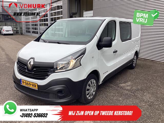 Renault TRAFIC 1.6 dCi 125 pk E6 L2 DC Dubbel Cabine BPM VRIJ NL Auto/ Camera/ Cruise/ Navi/ Airco/ Trekhaak