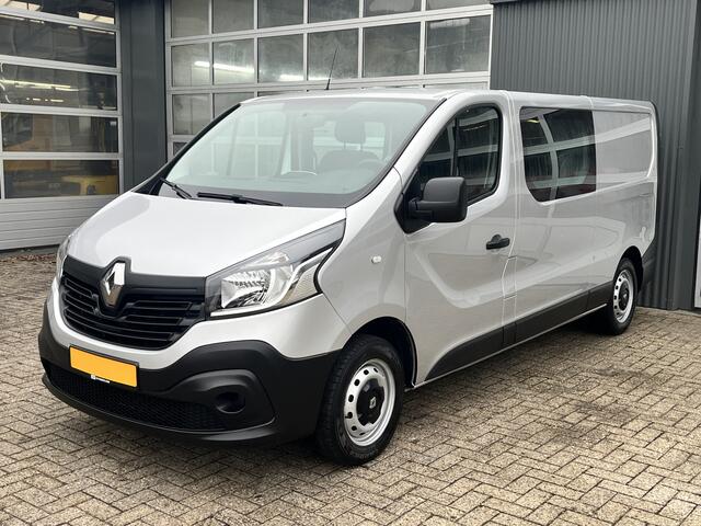 Renault TRAFIC 1.6 dCi T29 L2H1 DC Marge Btw / Bpm vrij Airco Cruise controle Navigatie 5-Persoons Dubbele cabine Euro 6 Lang Verlengde wielbasis 1e eigenaar Ex overheid
