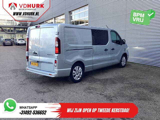 Renault TRAFIC 2.0 dCi 150 pk Aut. L2 DC Dubbel Cabine NL Auto/ 2xSchuifdeur/ LED/ Carplay/ Climate/ Camera/ PDC/ LMV