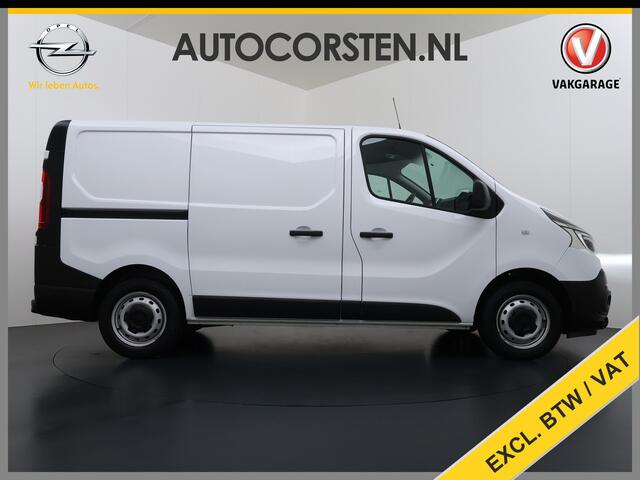 Renault TRAFIC 2.0dCi 120PK T29 L1H1 3-Persoons Navi Euro 6 Apple Carplay Android Auto Cruise Control Pdc Comfort Betonplex Vloer Wandbetimmering Schuifdeur Led Origineel Nederlandse Bus