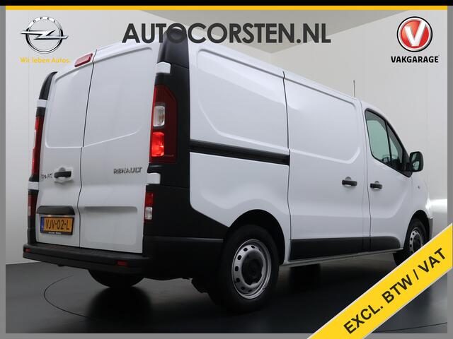 Renault TRAFIC 2.0dCi 120PK T29 L1H1 3-Persoons Navi Euro 6 Apple Carplay Android Auto Cruise Control Pdc Comfort Betonplex Vloer Wandbetimmering Schuifdeur Led Origineel Nederlandse Bus