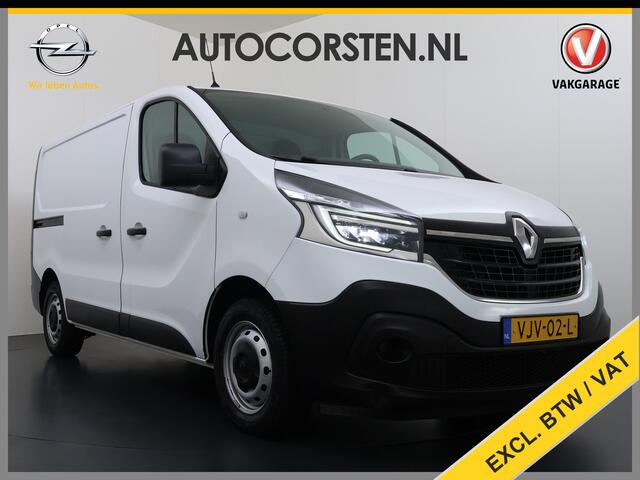 Renault TRAFIC 2.0dCi 120PK T29 L1H1 3-Persoons Navi Euro 6 Apple Carplay Android Auto Cruise Control Pdc Comfort Betonplex Vloer Wandbetimmering Schuifdeur Led Origineel Nederlandse Bus