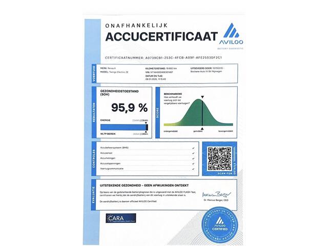 Renault TWINGO Z.E. R80 Collection | Navigatie | Apple Carplay/Android Auto | SOH 95,9% |