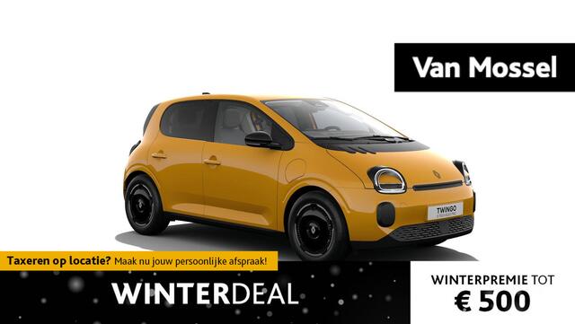 Renault TWINGO urban range techno 27.5 kWh | NU al te bestellen via van Mossel Vlaardingen | Prive Lease va ¤ 359,- pm | incl. 5 jaar Garantie | Financiering va 2,9% via Renault Relax Plan|