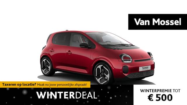 Renault TWINGO urban range techno 27.5 kWh | NU al te bestellen via van Mossel Vlaardingen | Prive Lease va ¤ 359,- pm | incl. 5 jaar Garantie | Financiering va 2,9% via Renault Relax Plan|